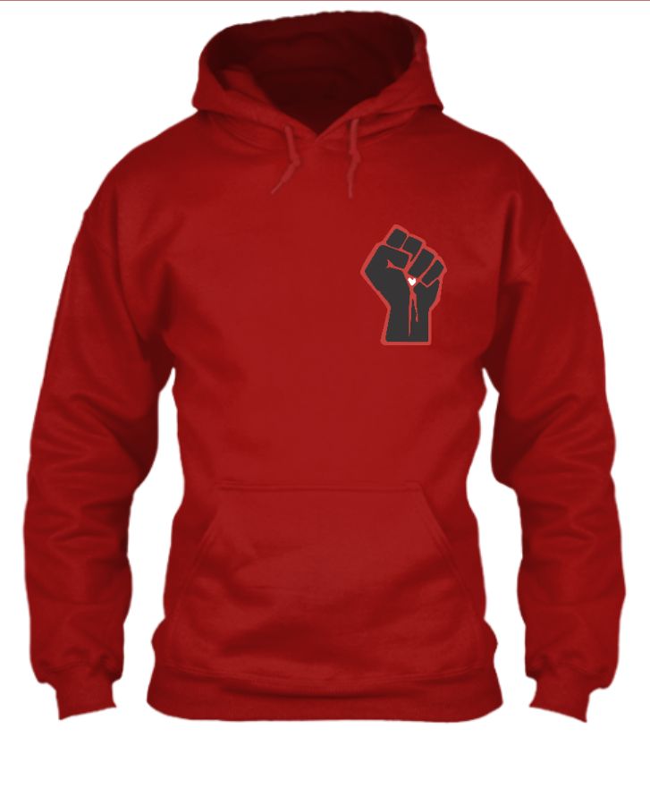 maroon hoodie - Front