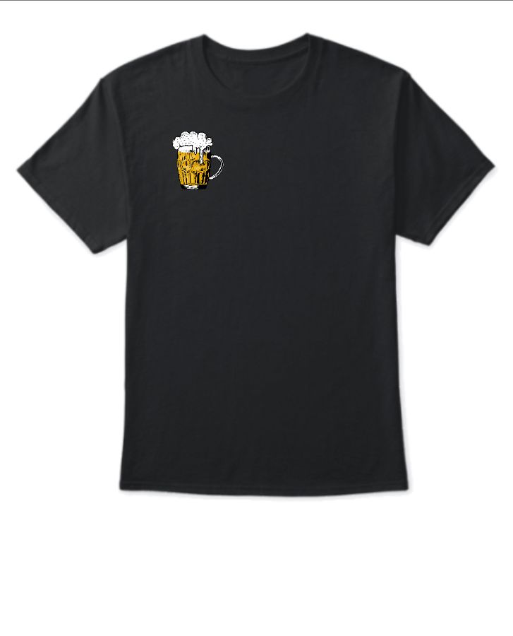 i love beer tee - Front