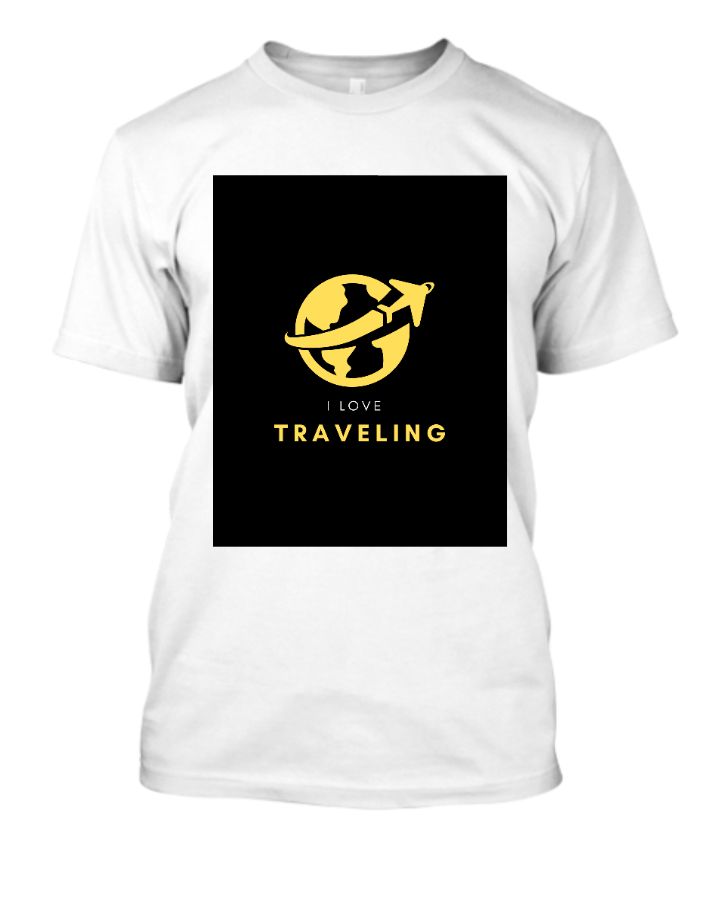 i love travelling tshirt - Front