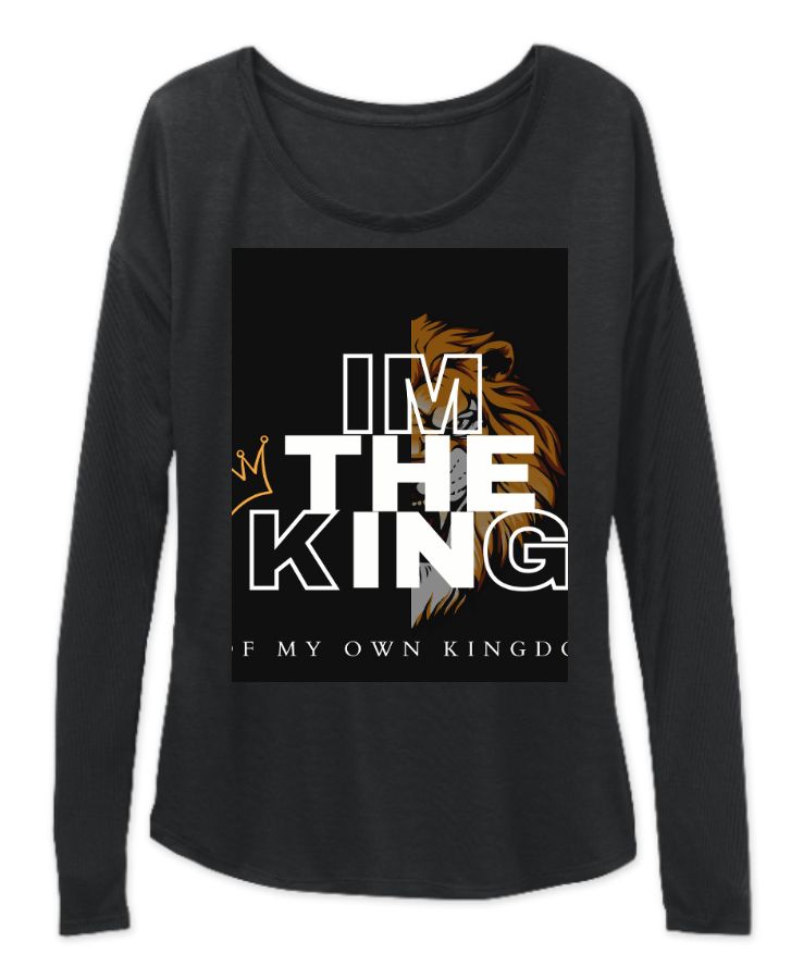 iam the king full sleeve and comfortable t shirt - Front