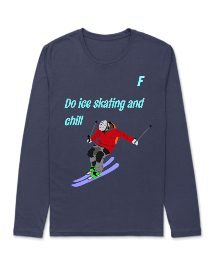 ice skating T-shirt  - Front