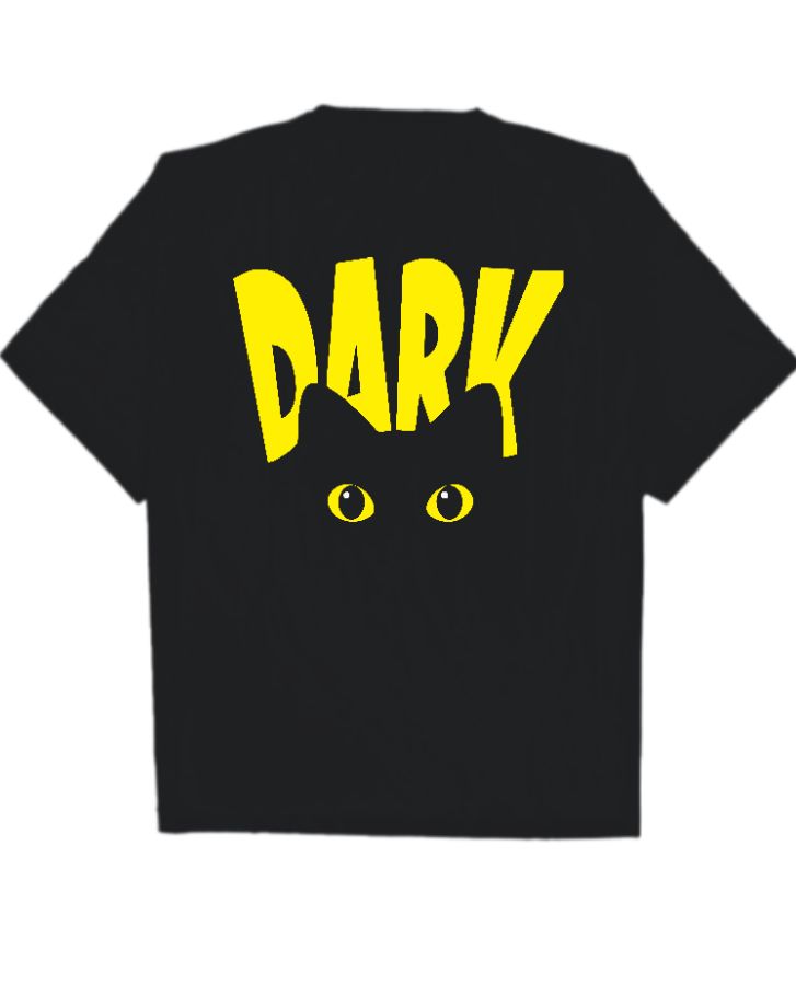illustrated oversized tshirt - Front