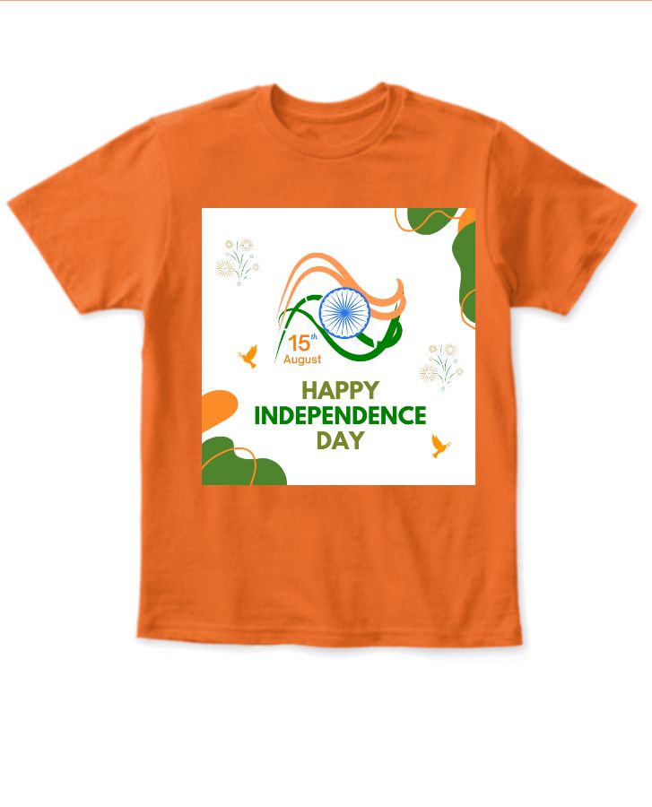 independence day 2023 kids tshirt - Front