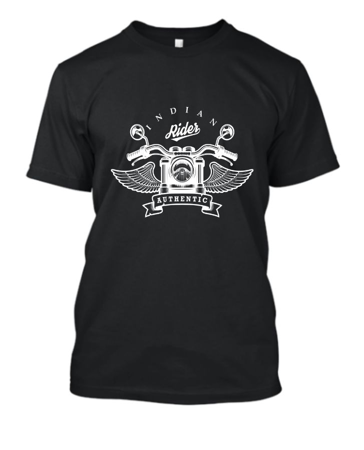 indian rider tees design - Front