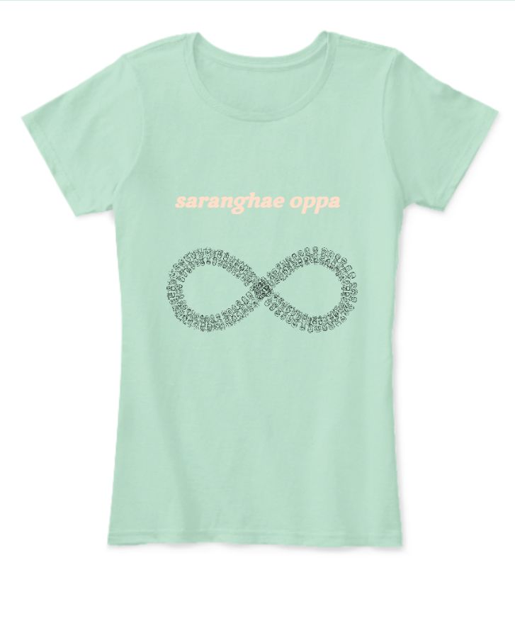 infinity green tshirt - Front