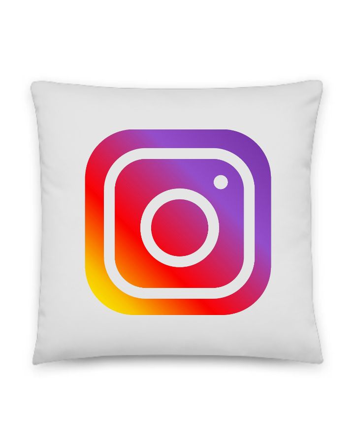 instagram logo pillow - Front