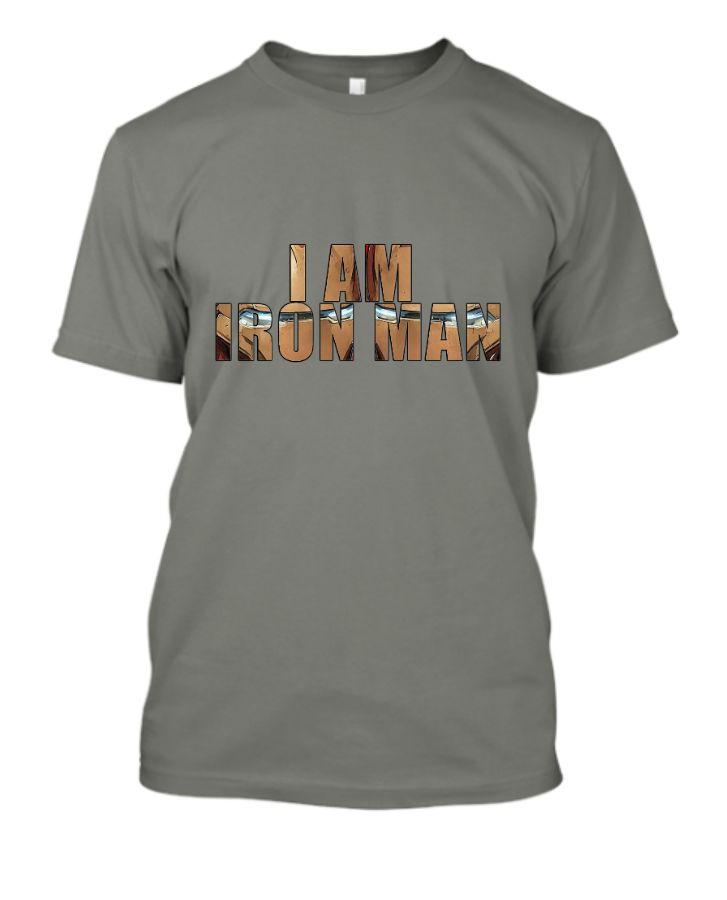 iron man logo printed t-shirt - Front