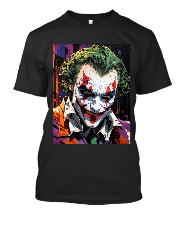 joker image in t-shirt - Front