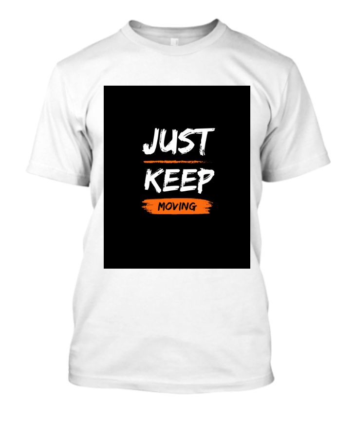 just keep  moving - Front