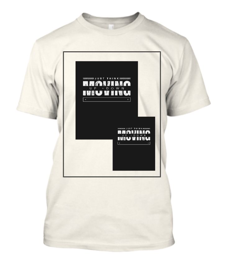 just think up-down -shirt - Front