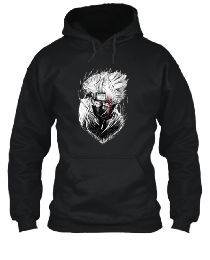 Kakashi hoodie for boys and girls - Front