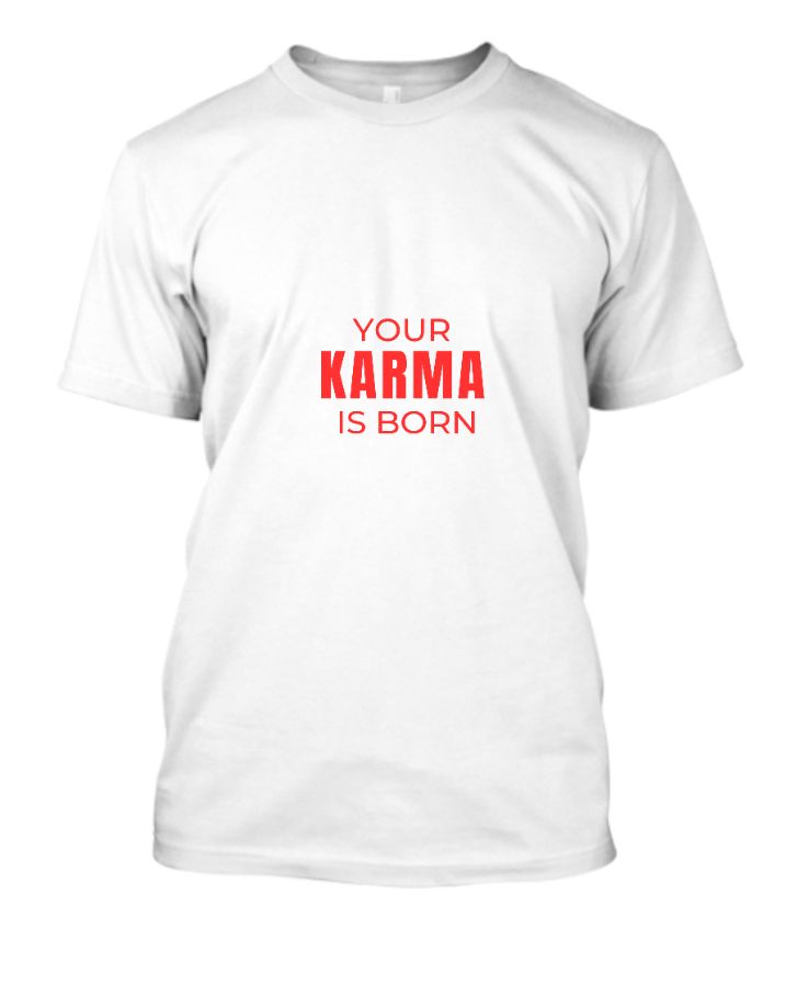 karma tshirt - Front