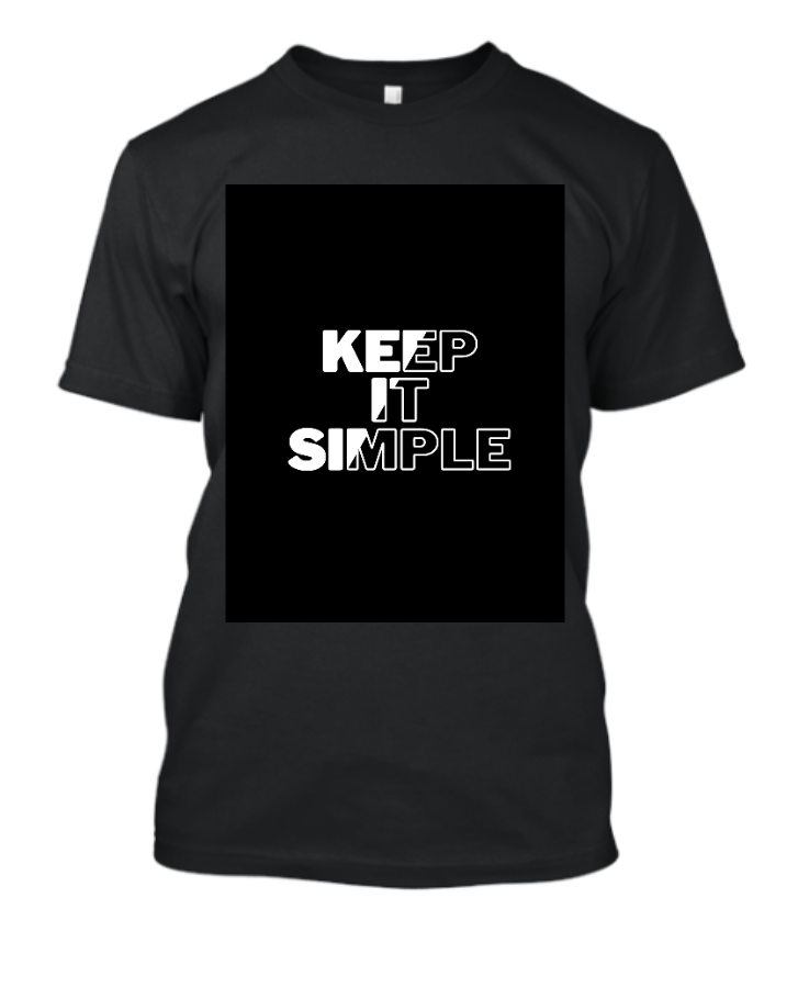 Keep it simple T-shirt - Front