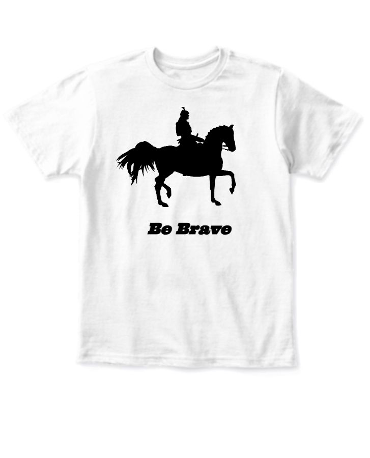 Don't be coward | Kid's Half Sleeve T-Shirt - Front