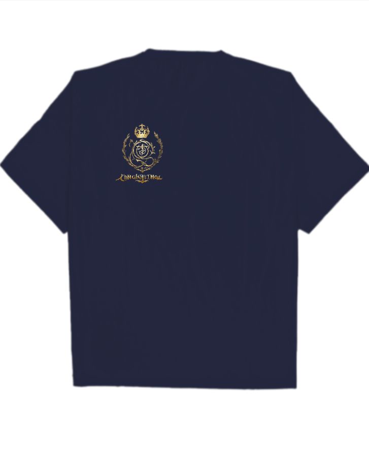 kingdom symbol oversized tee  - Front