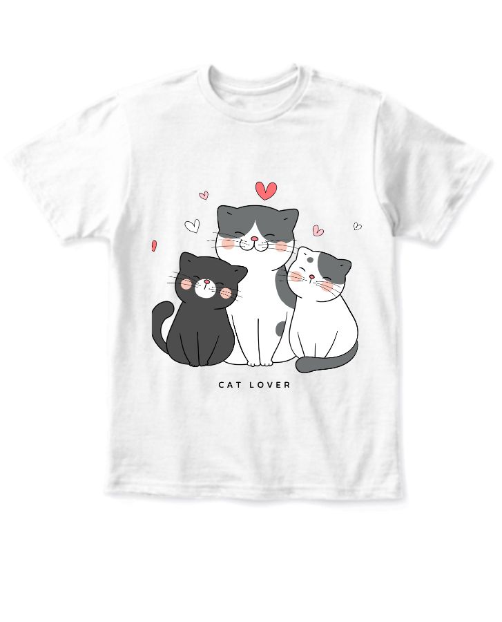 kiten, Round Neck, Half Sleeve Tshirt for Kids - Front