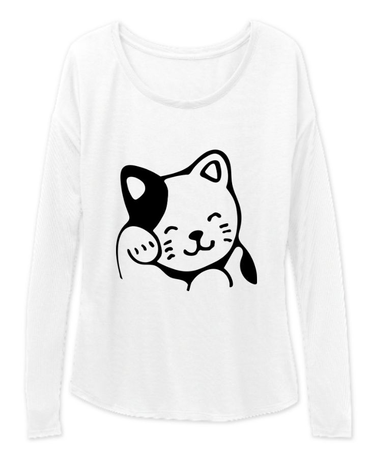 kitty designed women's full sleeve tee - Front