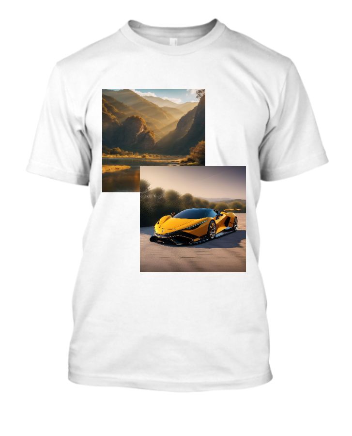 lambo car best quality designe GUCCHI T-shirt - Front