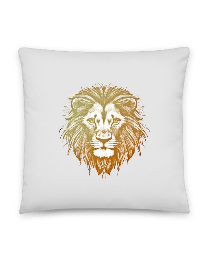 lion pillow - Front
