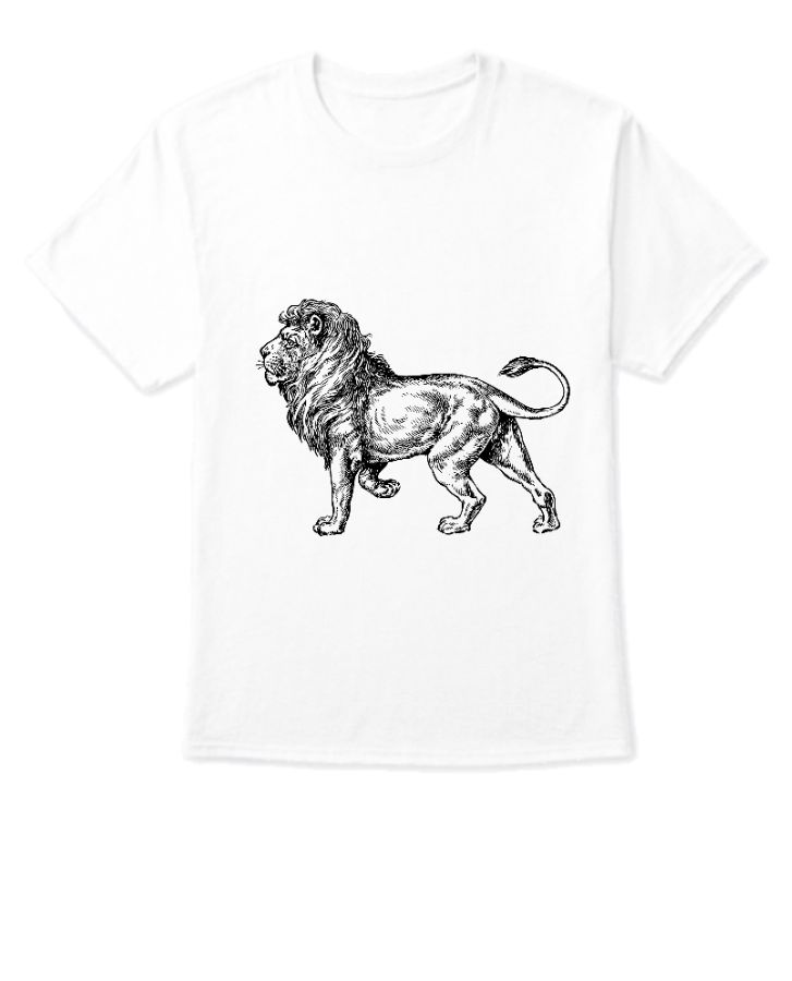 lion t-shirt  - Front