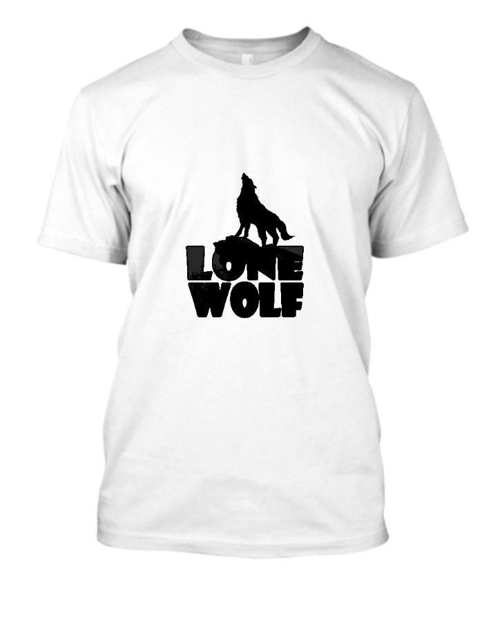 lone wolf tshit - Front