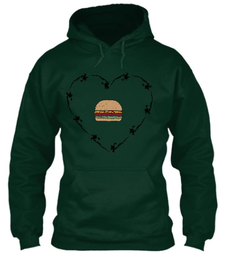 love burger tshirts - Front