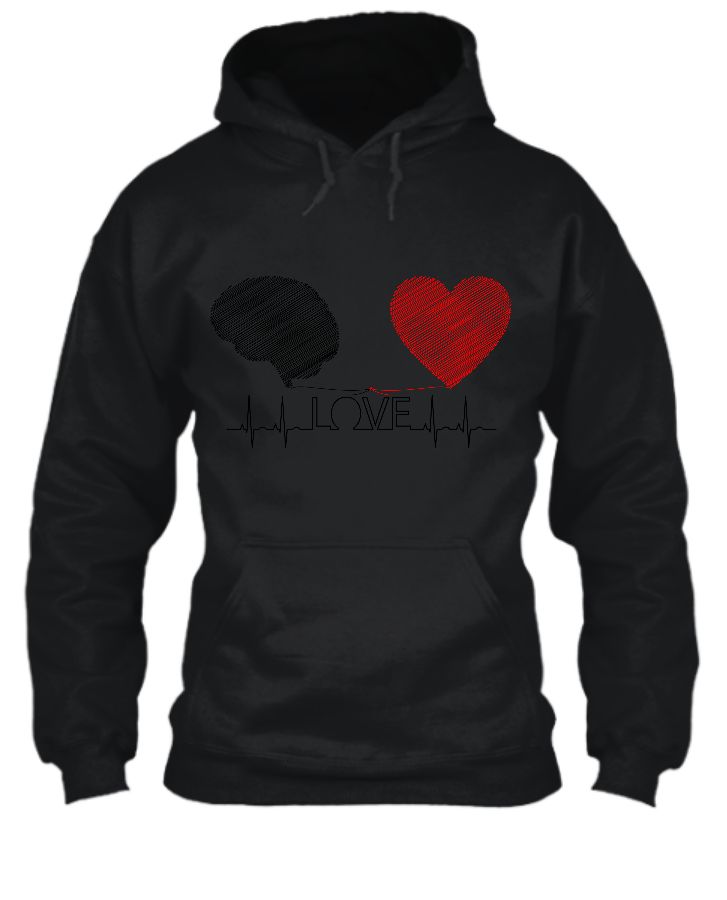 love line hoodie - Front