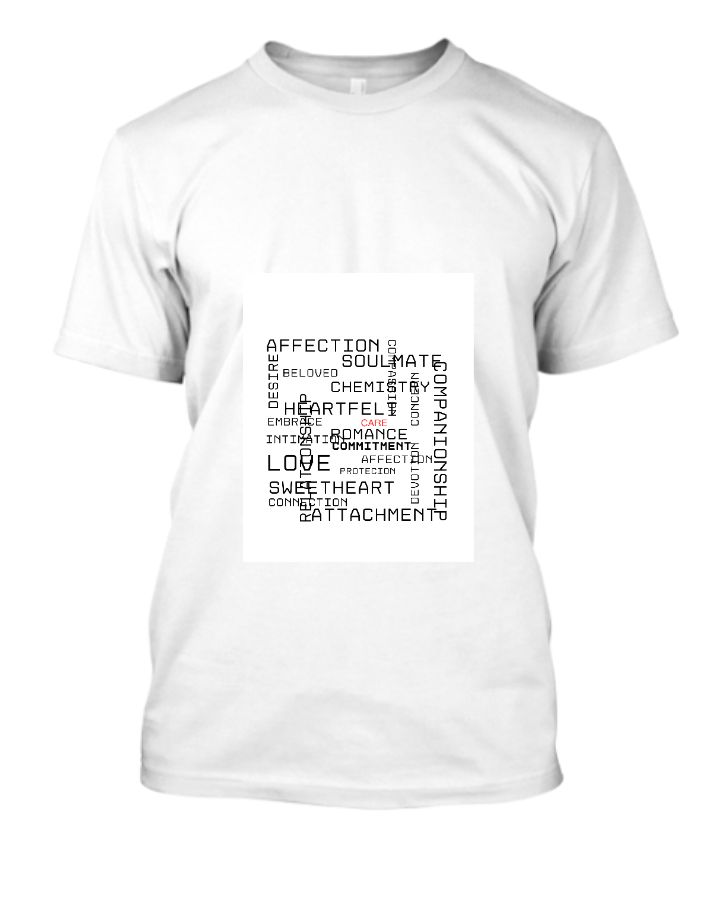 love t-shirt - Front