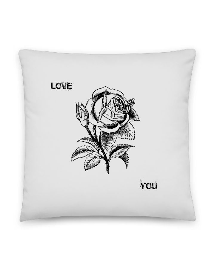 love pillow for couple - Front