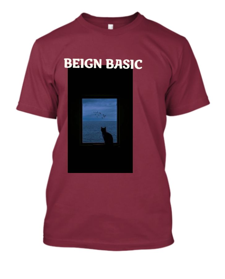 maroon  HALF SLEEVE TSHITH - Front