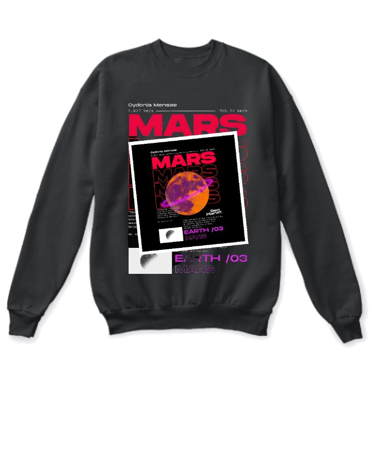 MARS Unisex Sweatshirt - Your Wardrobe Essential - Front