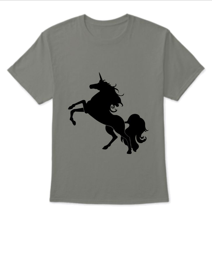 mens horse printed t-shirt - Front