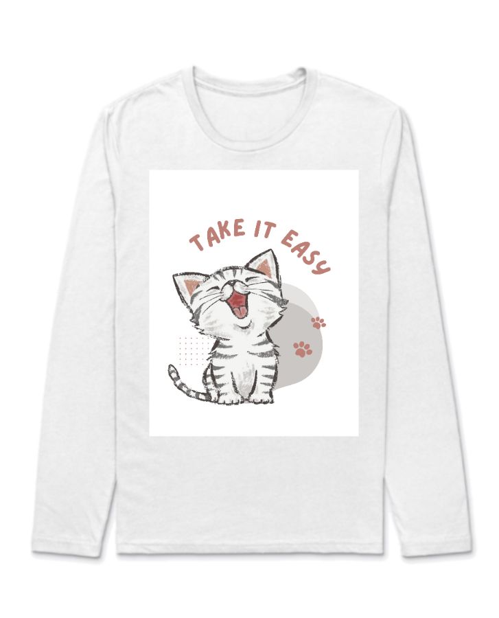 meow  t-shrit - Front