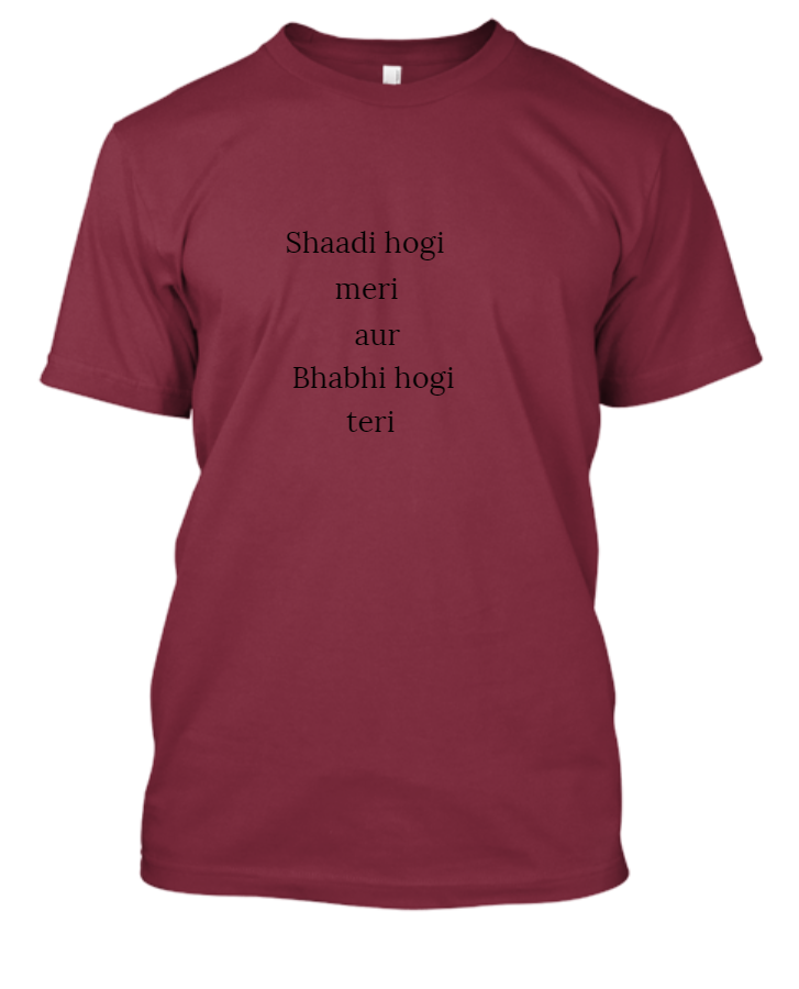 haif selves tshirt - Front