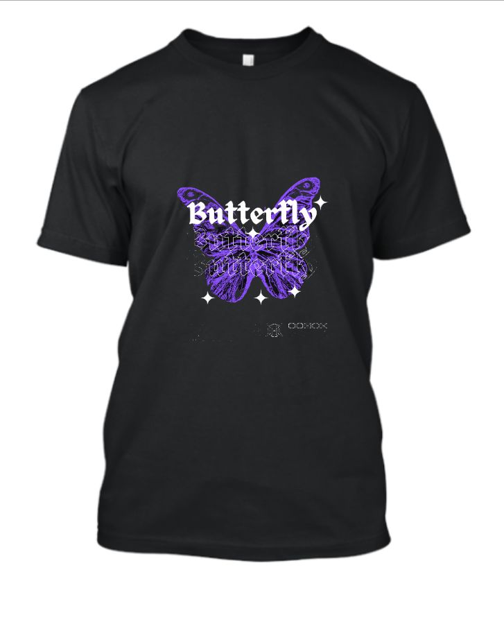 Modern Illustrated Butterfly T-Shirt