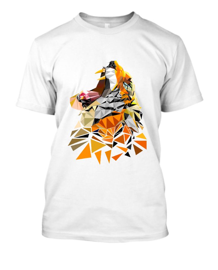 Tiger Design | Half Sleeve T-Shirt  - Front