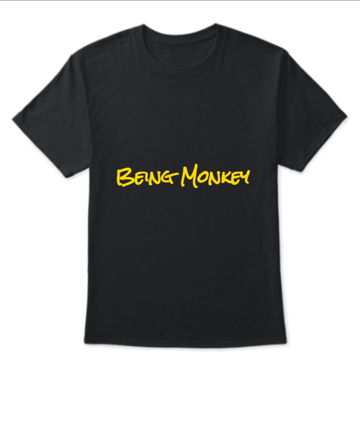 monkey oversized t-shirts - Front