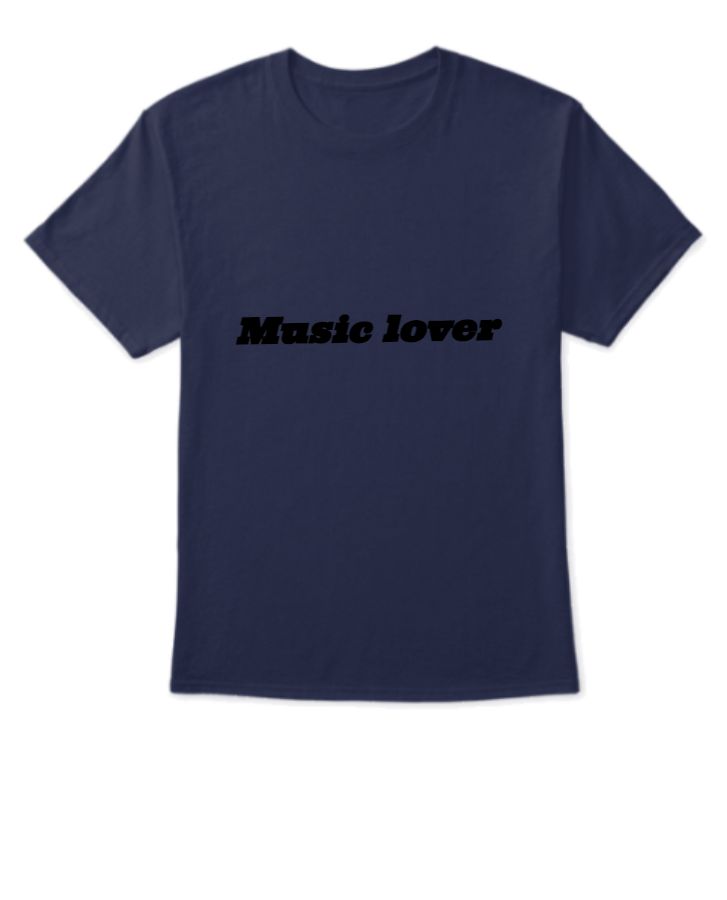 music lover_T_shirt - Front