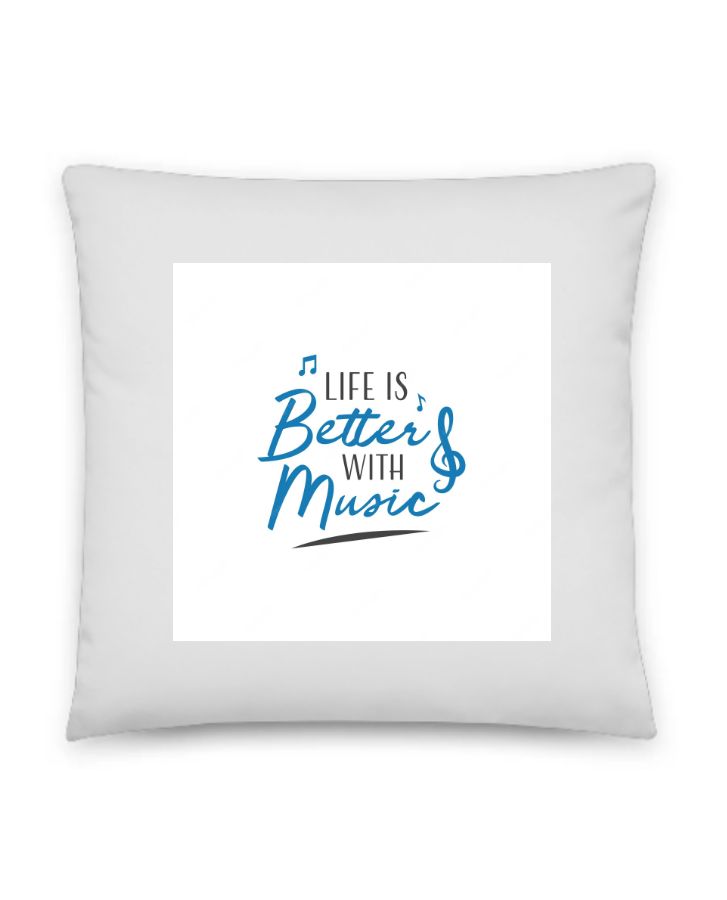 music quotes Throw Pillow - Front