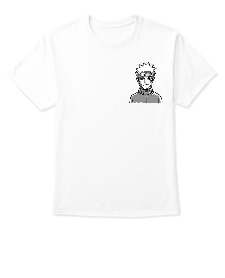 naruto black tshirt half sleeves - Front