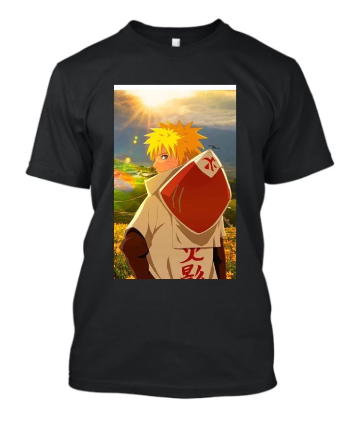 naruto hokage t-shirt.100% cotton for men and women - Front