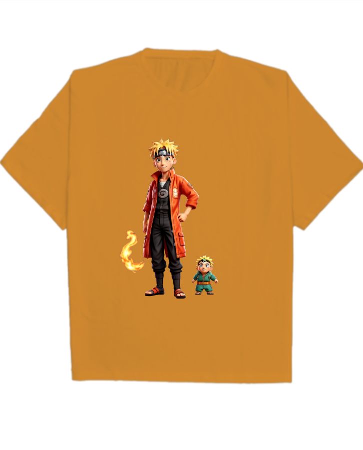 naruto oversized tee  - Front