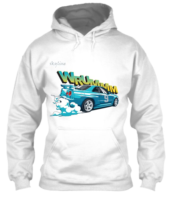 nissan GTR34|skyLine hoodie - Front