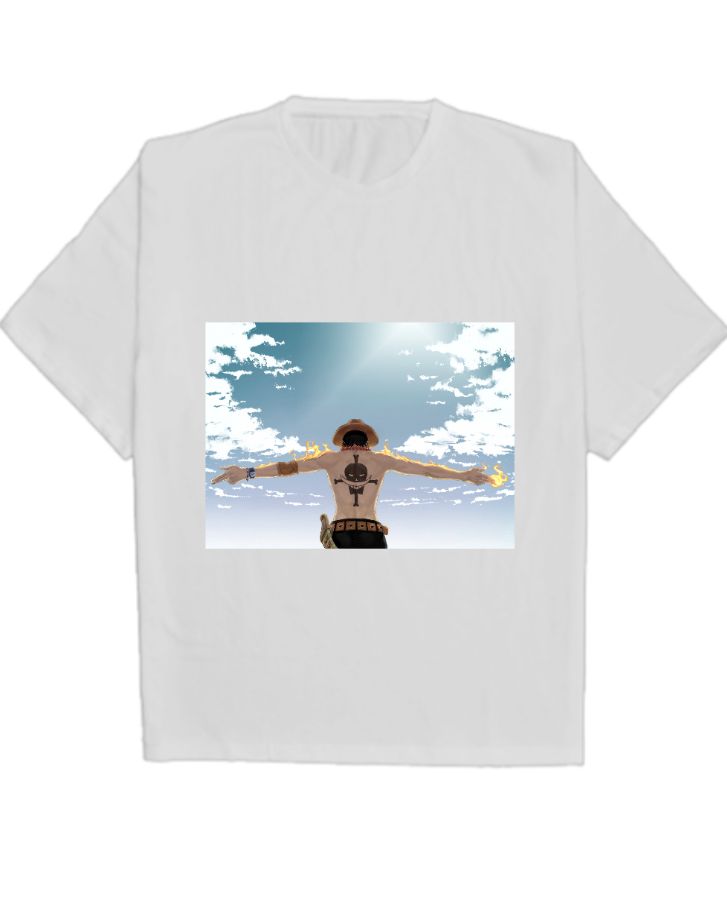 one piece oversized tshirts - Front
