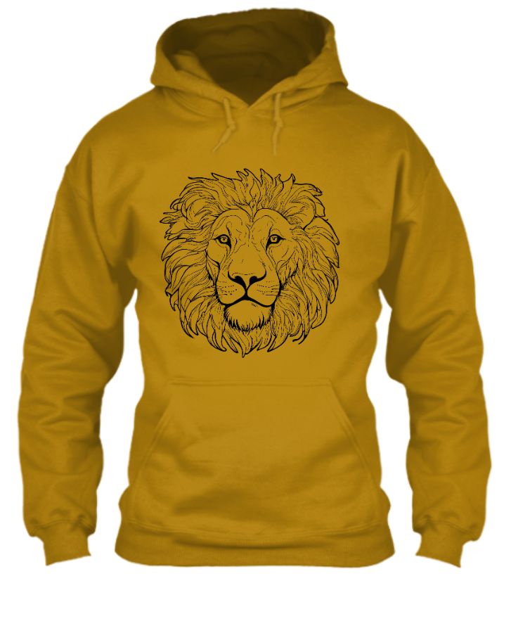 Lion face clearance hoodie