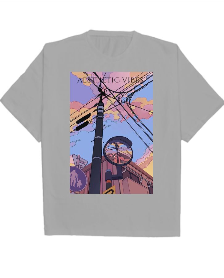 over sized tee - Front