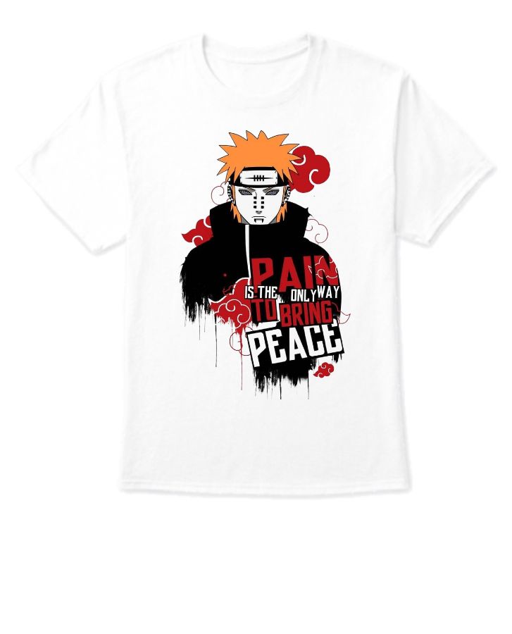 pain naruto tshirt - Front