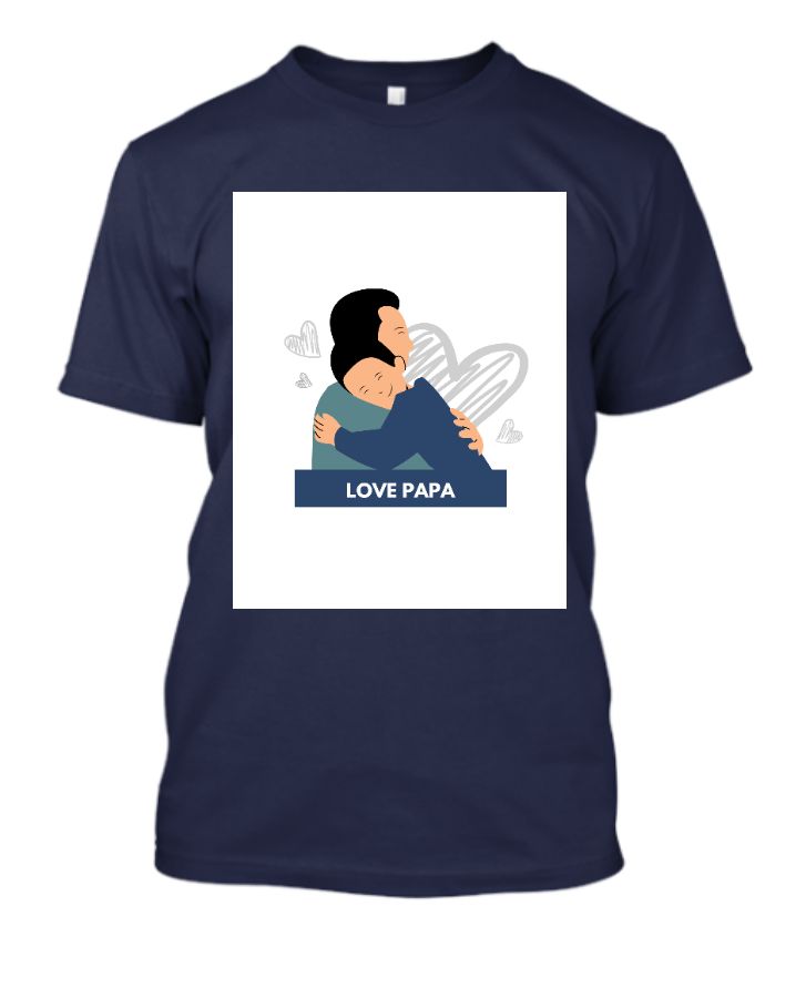 papa love T- shirt - Front