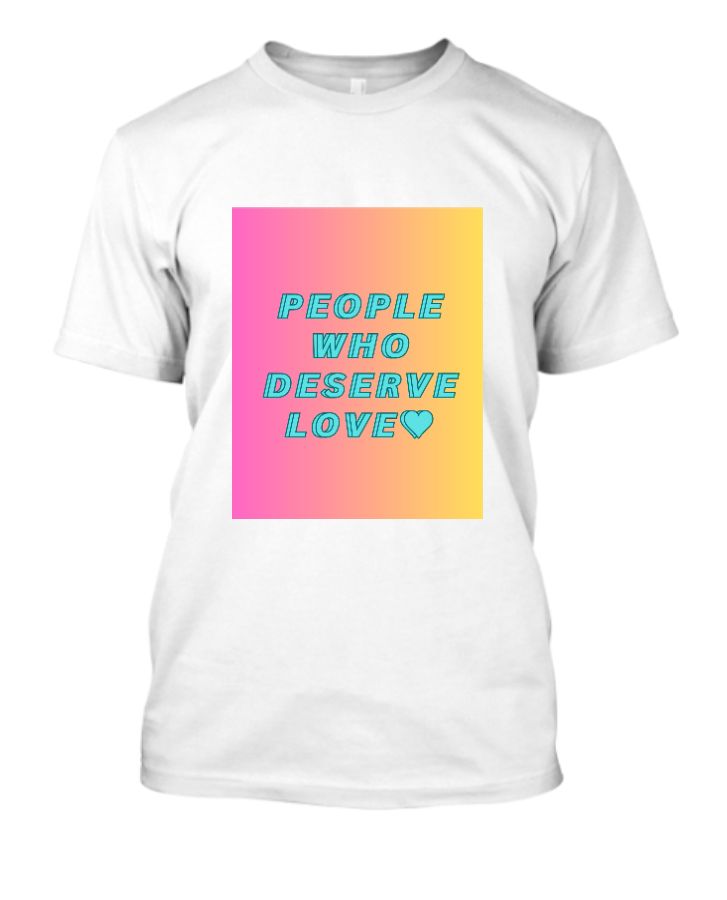 people who deserve love - Front