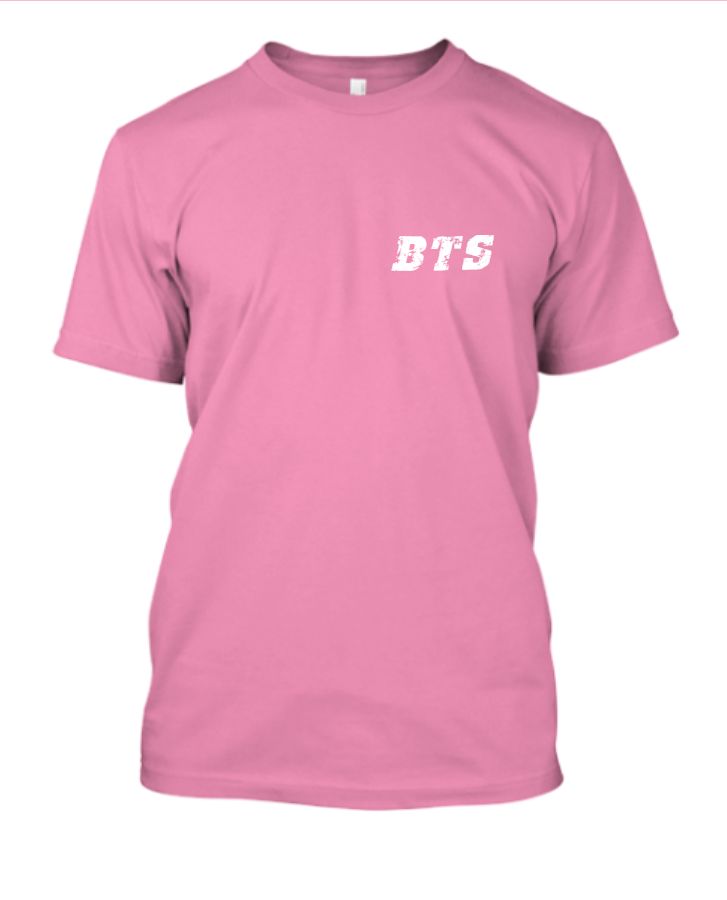 pink Hafl Sleeve T-Shirt - Front